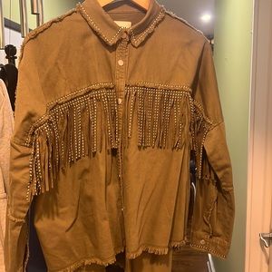 Button down Shirt with tassels